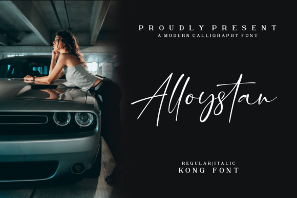 Alloystan Font: A Slim Script Typeface for Polished Branding