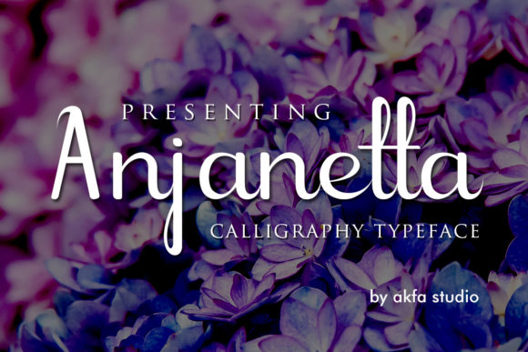 Anjanetta: A Delicate Script Font for Elegant Branding