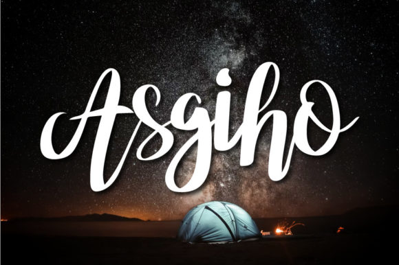 Asgiho Script Font for Scroll-Stopping Visuals