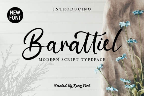 Barattiel: A Playful Handwritten Script Font for Real Branding