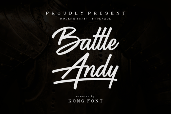 Battle Andy: A Playful Handwritten Script Font for Campaign Design