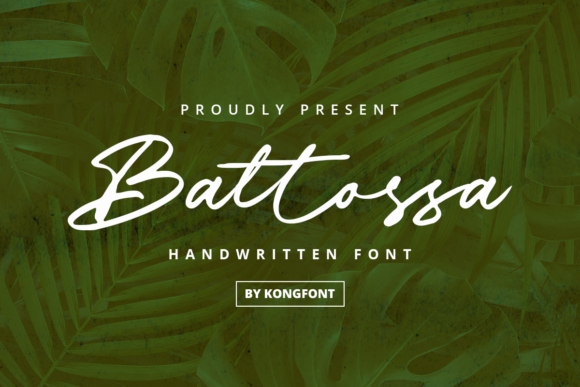 Battossa Font: Playful Handwritten Script for Campaign Graphics