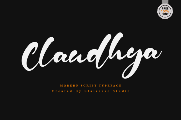Claudhya: A Sweet and Flowing Script Font for Editorial Warmth