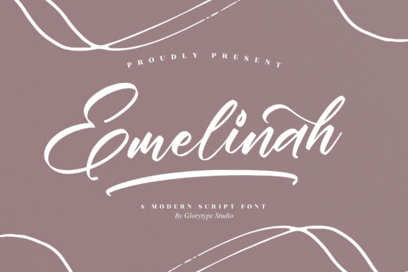 Emelinah Script Font for Handmade Creators