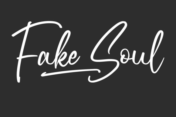 Fake Soul: A Luxurious Script Handwritten Font for Premium Design
