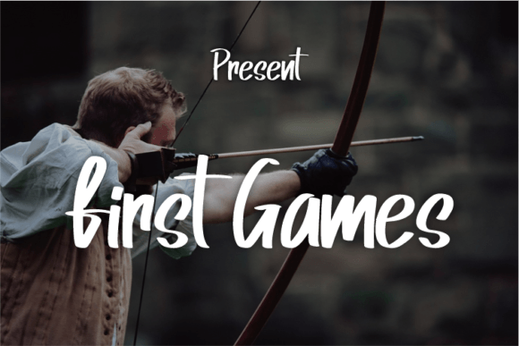First Games: A Modern Script Typeface for Digital Branding