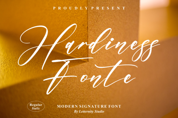 Hardiness Fonte: A Delicate Script Font for Digital Branding