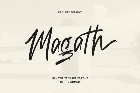 Magath: A Paint Brushed Script Font for Thoughtful Design