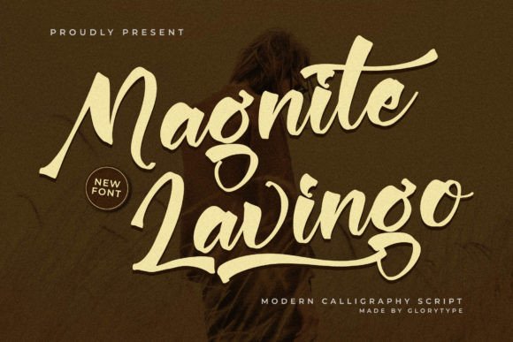 Magnite Lavingo: A Modern Calligraphy Script Font for Digital Branding
