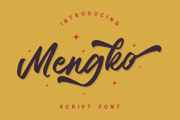 Mengko Script Font for Authentic Campaign Typography