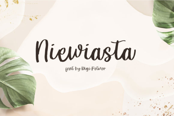 Niewiasta: A Chic Script Font for Small Business Branding