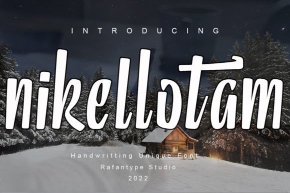 Nikellotam Script Font for Standout Creative Campaigns