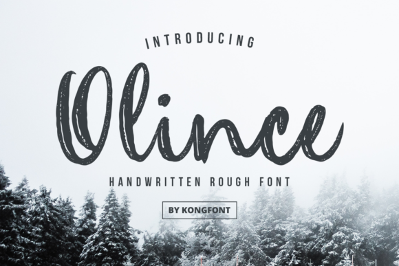 Olince: A Playful Handwritten Script Font for Thoughtful Design