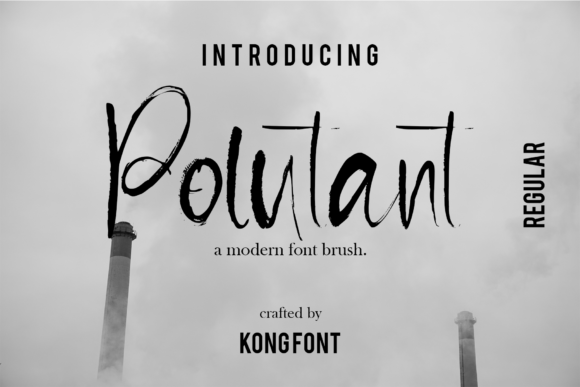 Polutant: A Playful Handwritten Script Font for Real Branding