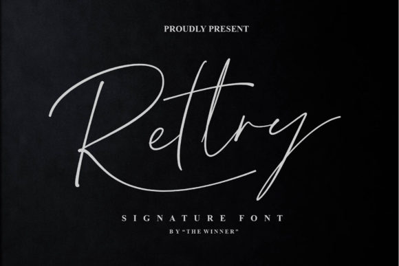 Rettry Script Font for Handmade Labels & Elegant Printables