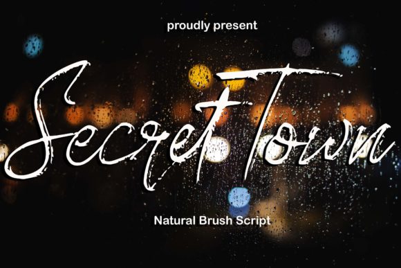 Secret Town Font for Refreshing Campaign Visuals