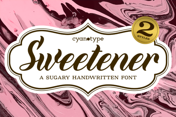 Sweetener Script Font for Editorial Design