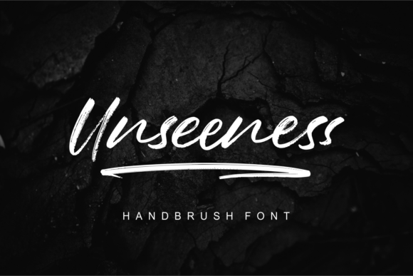 Unseeness Handbrush: A Script Handwritten Font That Feels Like Your Hand Did the Work